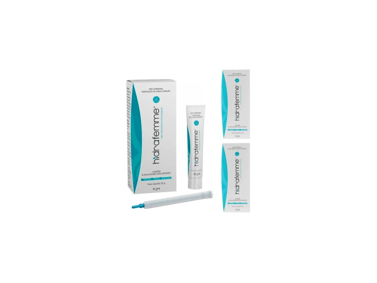 Hidrafemme Gel Hidratante Vaginal 24g (8 aplicadores)