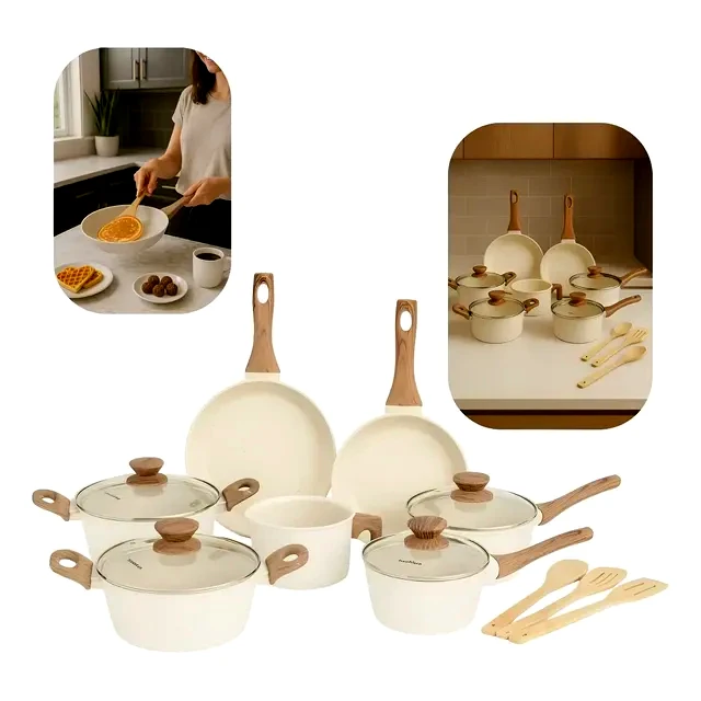 Jogo de Panelas Mimo Style 10 Peças Cerâmica Cook