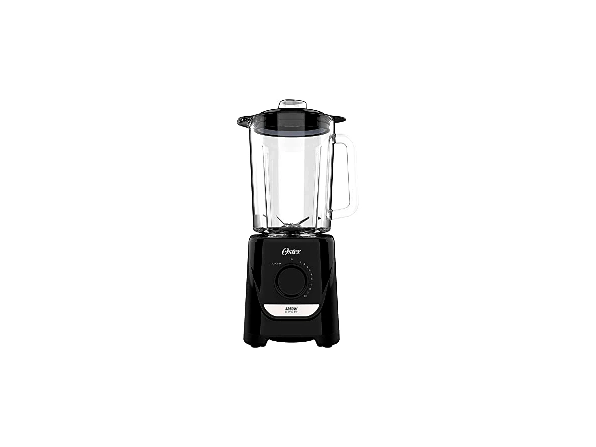 Liquidificador Oster Power OLIQ520 1250W com copo de vidro 2,2L