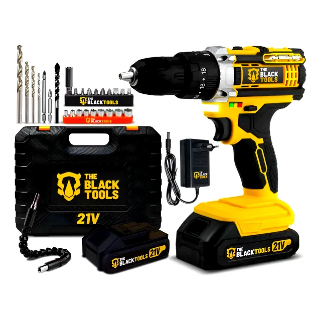 Parafusadeira Furadeira de Impacto The Black Tools 3/8" TB-21PX