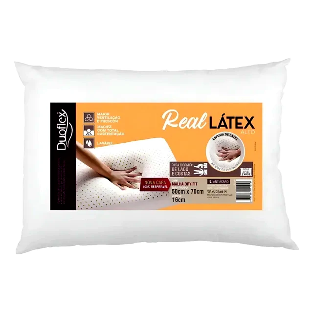 Travesseiro Duoflex Látex Real Alto