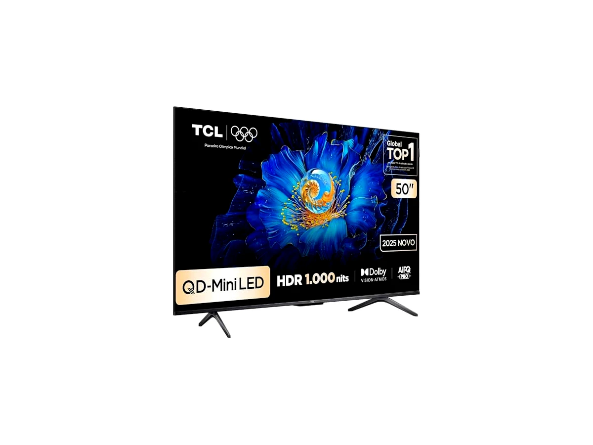 Smart TV TCL 50" QLED Mini LED 4K C6KS Google TV