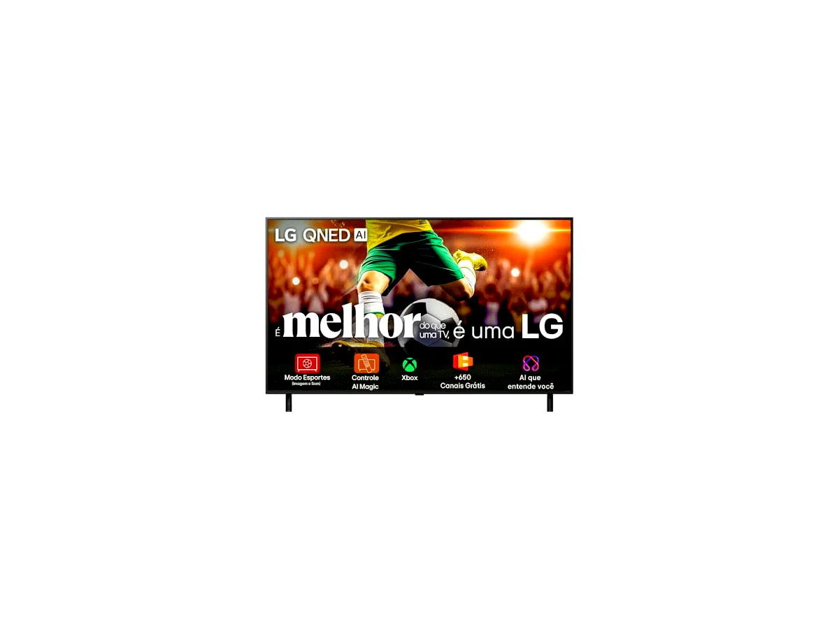 Smart TV LG 55" 4K QNED 55QNED80TSA
