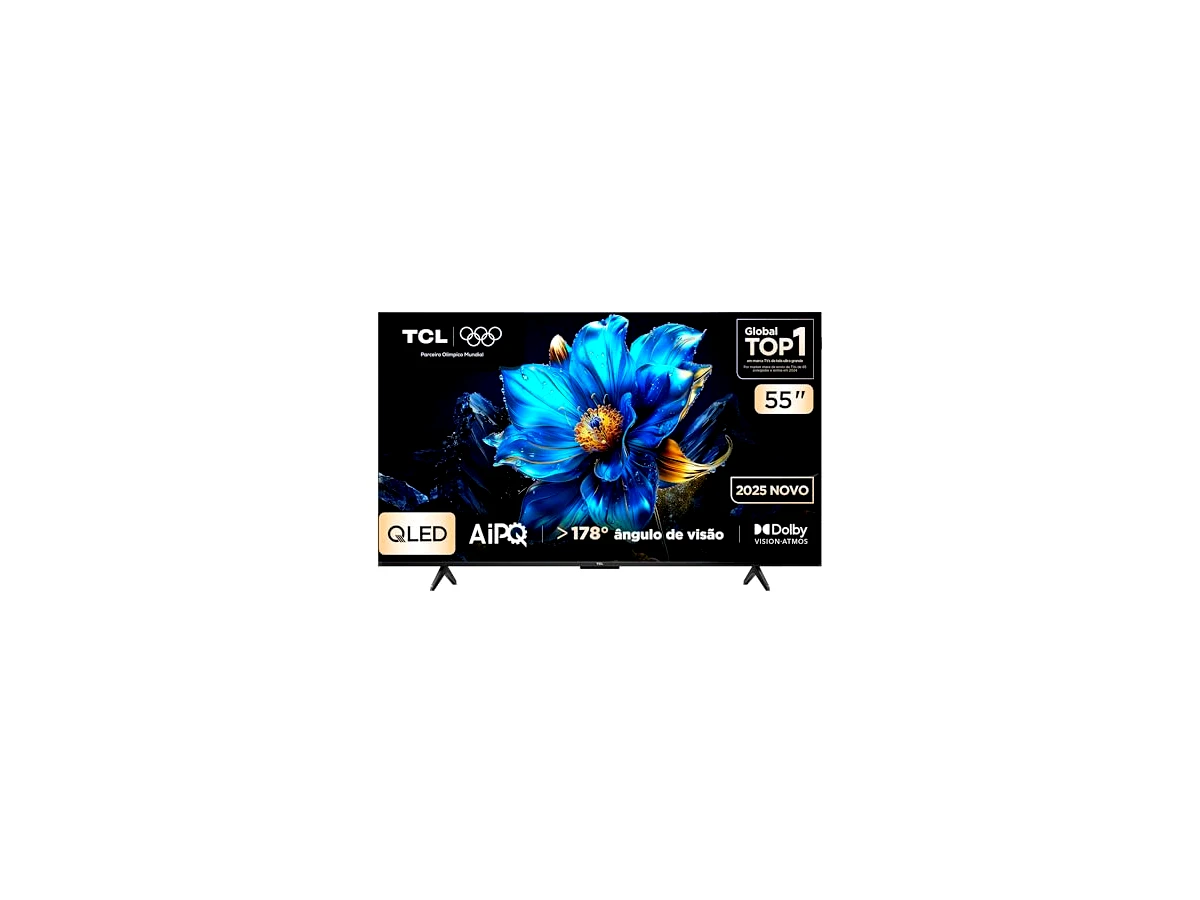 Smart TV TCL 55" QLED 4K P7K Google TV Dolby Vision