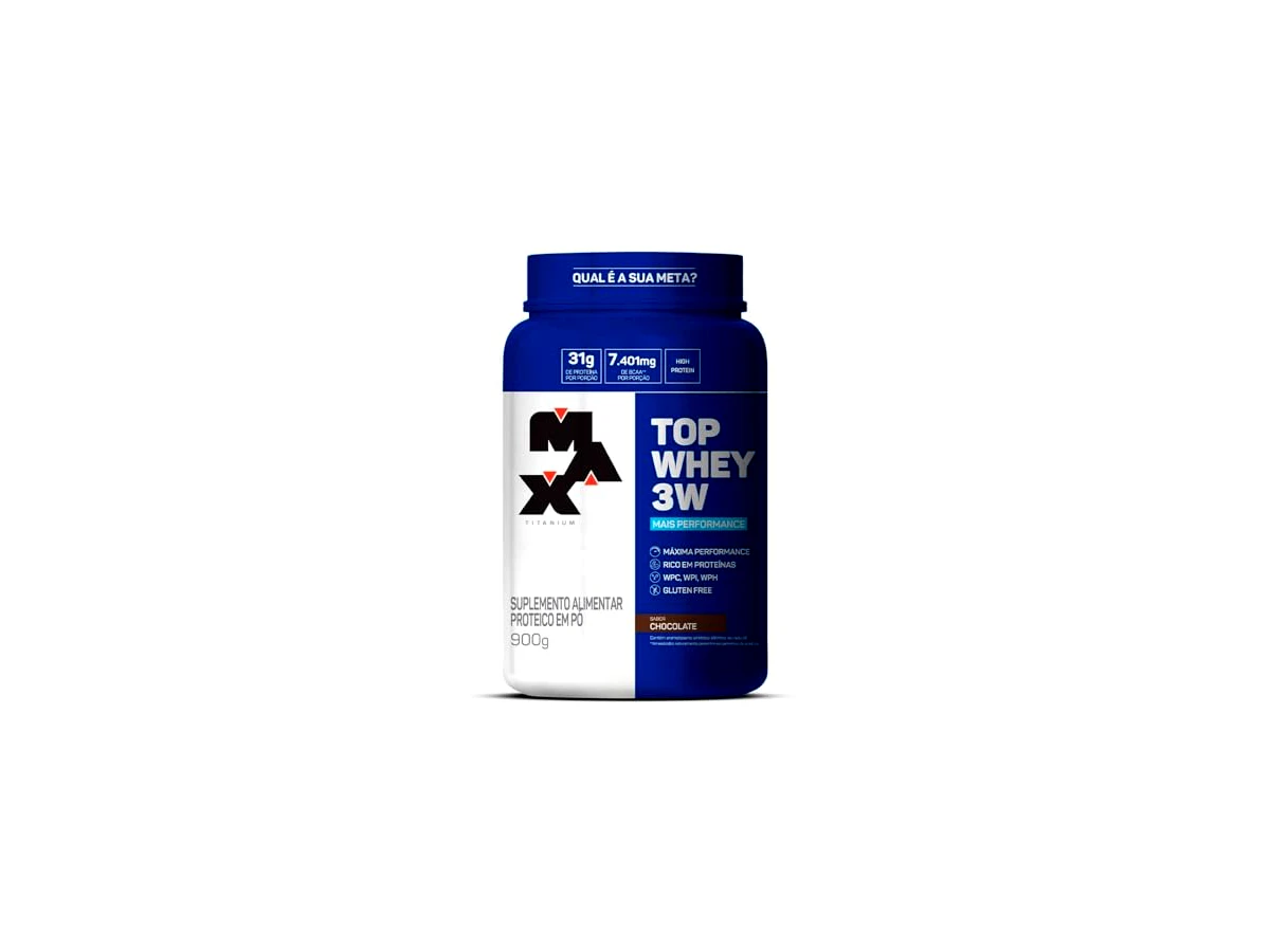 Max Titanium Top Whey 3W Mais Performance 900g